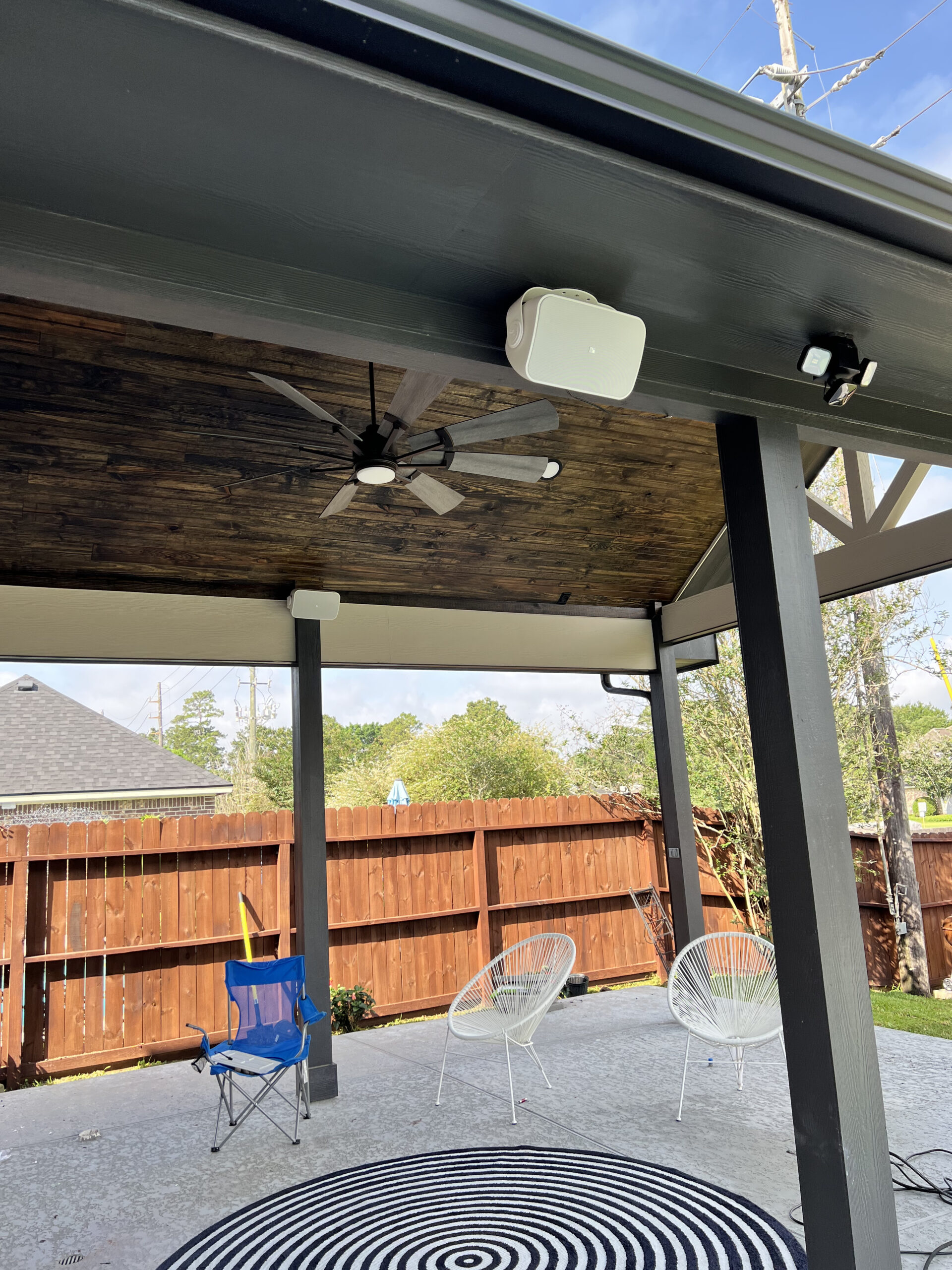 Outdoor Speaker and Floodlight Camera