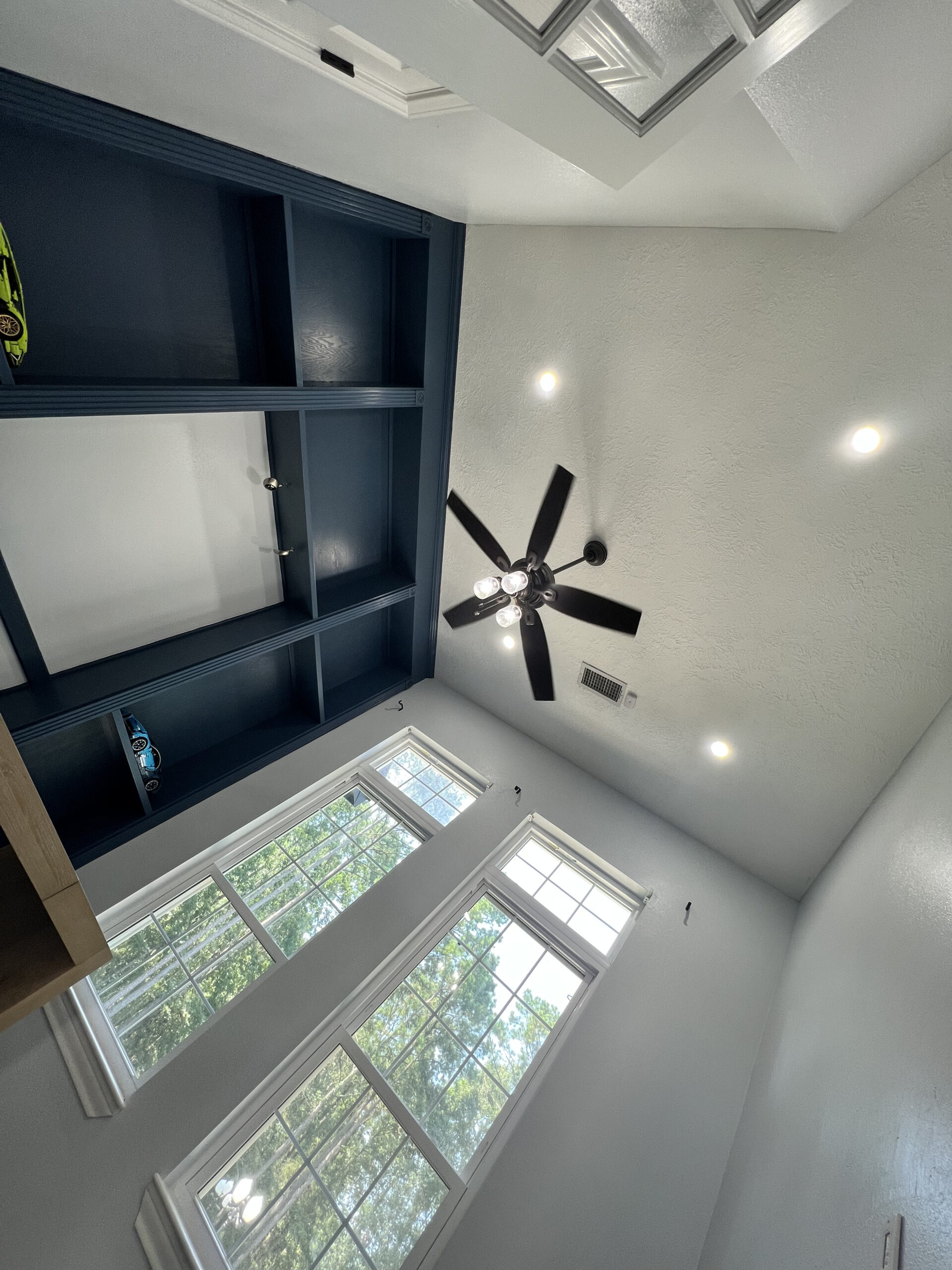 Recessed light and Fan